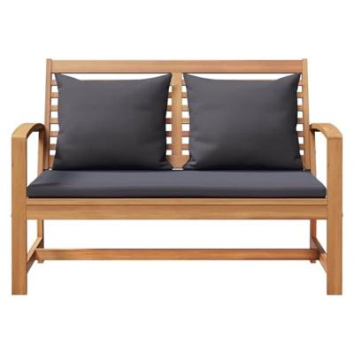 Tuin Sofa Set 2 pcs Bruin Massief teakhout Tuin Sofa Set 2 pcs Bruin Massief teakhout