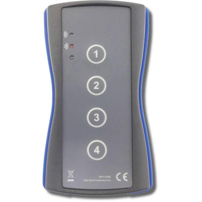 SVS Nachrichtentechnik SHT-12 BS 4-kanaals Handzender Bereik max. (in het vrije veld): 1000 m 4.5 V SVS Nachrichtentechnik SHT-12 BS 4-kanaals Handzender Bereik max. (in het vrije veld): 1000 m 4.5 V