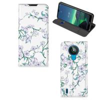 Nokia 1.4 Uniek Smart Cover Blossom White - thumbnail