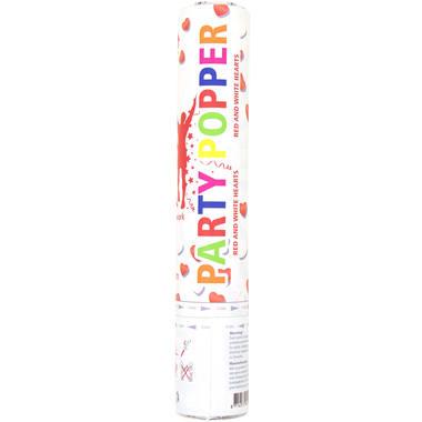 Folat BV Party popper hartjes, 28cm