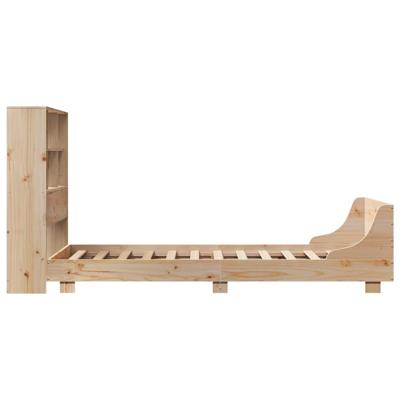 Bedframe zonder matras massief grenenhout 140x190 cm