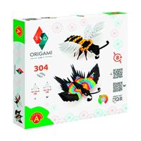 Alexander Toys Origami 3d bij & vlinder, 304dlg - thumbnail
