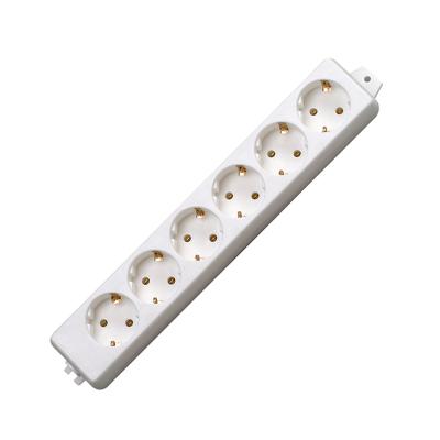 Kopp tafelcontactdoos 6-voudig 45gr RA wit zonder snoer Kopp tafelcontactdoos 6-voudig 45gr RA wit zonder snoer