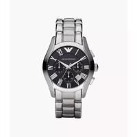 Emporio Armani Heren Emporio roestvrijstalen zwarte wijzerplaat horloge AR0673 - thumbnail