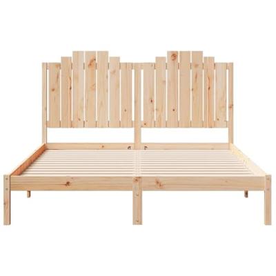 Bedframe extra lang zonder matras massief hout 160x220 cm