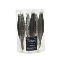 Ijspegel glas d3h15 cm grijs ass 6st Decoris - Decoris - thumbnail