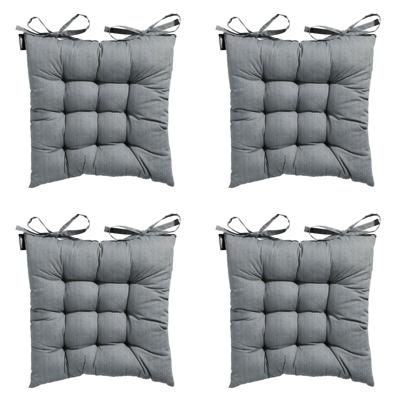 Toscane kussen Basic grijs 46 cm x 46 cm (4 stuks) Madison - Madison