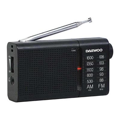 Transistorradio Daewoo Zwart AM/FM