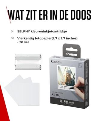 Canon XS-20L inkt-/papierset - 20 prints Inkt - thumbnail