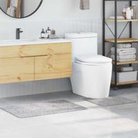 Antislip Badmat Set 2 pcs Grijs PP - thumbnail