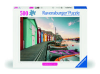 Ravensburger legpuzzel bootshauser in smogen, schweden, 500st. - thumbnail