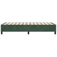 Boxspringframe fluweel donkergroen 80x200 cm - thumbnail