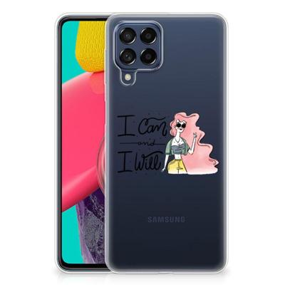 Samsung Galaxy M53 Telefoonhoesje met Naam i Can Samsung Galaxy M53 Telefoonhoesje met Naam i Can