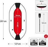 Opblaasbare Boot Intex Mariner 3 297 x 46 x 127 cm - thumbnail