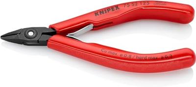 Knipex Elektronicazijsnijtang | lengte 125 mm model 5 | facet ja | 1 stuk - 75 52 125 - 75 52 125