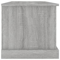 Opbergbox 70x40x38 cm bewerkt hout grijs sonoma eikenkleurig - thumbnail