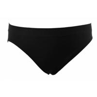 Perini meisjes slip microfiber - Naadloos - Wit - Zwart - Meisjes ondergoed - thumbnail