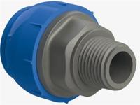 Alusic Koppeling ø28mm - 3/4" buitendraad - thumbnail