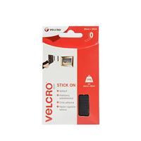VELCRO® VEL-EC60225 Klittenband Om vast te plakken Haak- en lusdeel (l x b) 500 mm x 20 mm Zwart 0.5 m - thumbnail