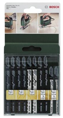 Bosch Accessories 2609256744 10-delig Set decoupeerzaagbladen T-schacht T 144 D (2 x), T 244 D (2 x), T 101 B (2 x), T 101 AO (2 x), T 144 DP (2 x) 10 stuk(s) Bosch Accessories 2609256744 10-delig Set decoupeerzaagbladen T-schacht T 144 D (2 x), T 244 D (2 x), T 101 B (2 x), T 101 AO (2 x), T 144 DP (2 x) 10 stuk(s)