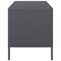 Tv-meubel 101,5x39x43,5 cm koudgewalst staal antracietkleurig - thumbnail