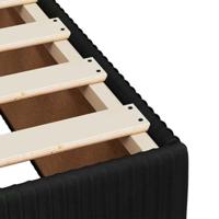 Boxspring met matras fluweel zwart 120x200 cm - thumbnail