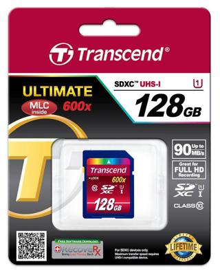 Transcend Ultimate SDXC-kaart Industrial 128 GB Class 10, UHS-I Transcend Ultimate SDXC-kaart Industrial 128 GB Class 10, UHS-I