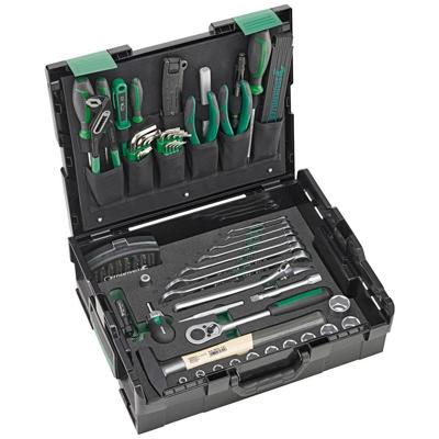 Stahlwille 97830701 STW L-BoXX Industrieset Gereedschapskist (gevuld) ABS kunststof Zwart, Groen Stahlwille 97830701 STW L-BoXX Industrieset Gereedschapskist (gevuld) ABS kunststof Zwart, Groen