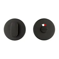 Hdd Pro WC Garnituur Rond Shape Zwart Structuur Uv Tige 120 Mm - thumbnail