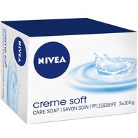 NIVEA Crème Soft Stuk zeep 100 g 3 stuk(s) - thumbnail