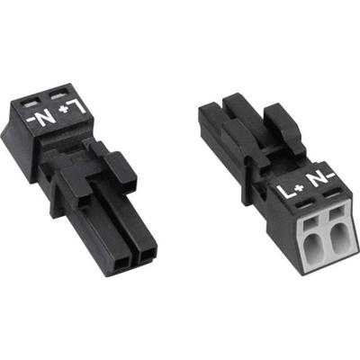 WAGO 890-222 Netstekker WINSTA MINI Bus, recht Totaal aantal polen: 2 16 A Wit 1 stuk(s) WAGO 890-222 Netstekker WINSTA MINI Bus, recht Totaal aantal polen: 2 16 A Wit 1 stuk(s)