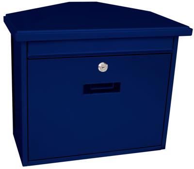 Basic wandbrievenbus met krantenvak Zamoran - wit