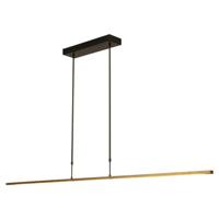 Masterlight Zwarte hanglampReal 2 160cm met goud - 2777-GL-P-DW - thumbnail