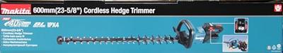 Makita accu heggenschaar - UH006GZ - 40V - 60 cm - excl. accu en lader - in doos Makita accu heggenschaar - UH006GZ - 40V - 60 cm - excl. accu en lader - in doos