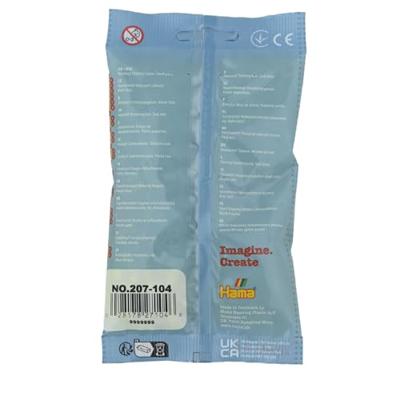 Hama midi strijkkralen - lime (104), 1000st.