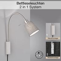 Fischer & Honsel Bed leeslampjeWolke - 30323 - thumbnail