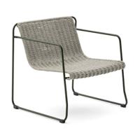 Kave Home Maurina loungestoel Ecru - thumbnail