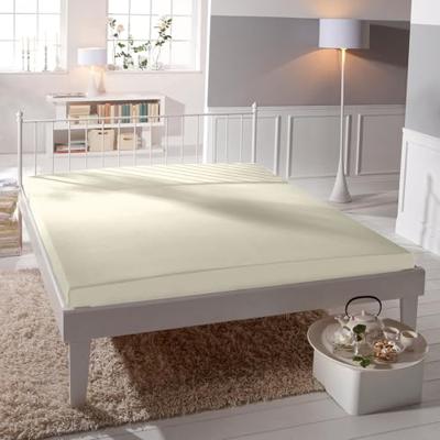 Bella Donna Bella Donna Hoeslaken Jersey Tweepersoons wolwit-0114 140/190-160/220