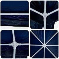 Partytent Blauw en Wit 800 x 400 x 266 cm Polyester en staal - thumbnail
