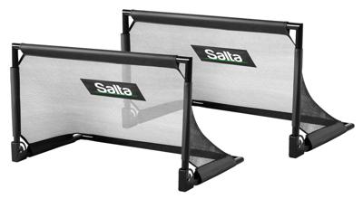 Salta Challenge opvouwbare voetbaldoelen 100 x 60 x 60 cm 2 stuks.