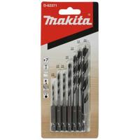 Makita Accessoires D-62371 Houtspiraalborenset 7-delig 1/4'' - D-62371 - thumbnail