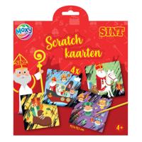 Creative Craft Group Sint 4 scratch kaarten - thumbnail