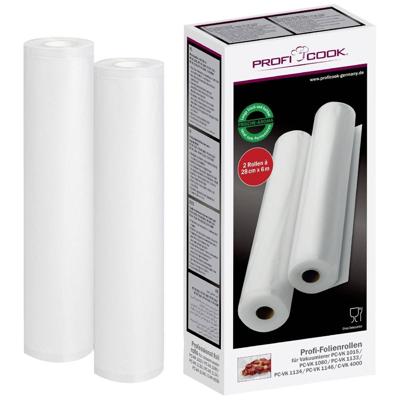 Profi Cook 8910155 2x folierollen 28 cm x 6 m. Profi Cook 8910155 2x folierollen 28 cm x 6 m.