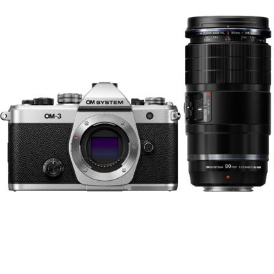 OM SYSTEM OM-3 Systeemcamera + ED 90mm f/3.5 Macro OM SYSTEM OM-3 Systeemcamera + ED 90mm f/3.5 Macro