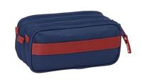 Pennenetui met 3 vakken El Pulpo Marineblauw 21,5 x 10 x 8 cm - thumbnail