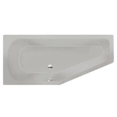 Ligbad Inbouw Xenz Lagoon Compact Vijfhoek Links 75x160x45cm Acryl Cement Mat met Poten Ligbad Inbouw Xenz Lagoon Compact Vijfhoek Links 75x160x45cm Acryl Cement Mat met Poten