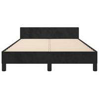 Bedframe zonder matras 120x190 cm fluweel zwart - thumbnail