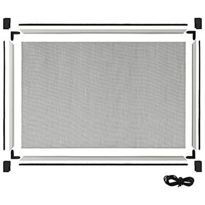 VidaXL Raamhor uitschuifbaar (75-143)x50 cm wit