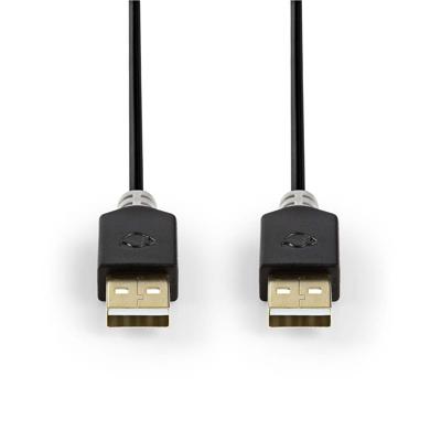 Nedis CCBW60000AT20 Kabel Usb 2.0 A Male - A Male 2,0 M Antraciet Nedis CCBW60000AT20 Kabel Usb 2.0 A Male - A Male 2,0 M Antraciet