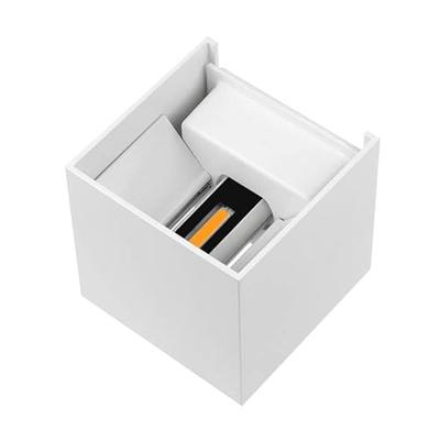 LED Wandlamp Cubo - 2700K - 6 Watt - Wit - Kubus - Dimbaar